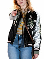 All Night Wrong 2026 Maria Bakalova Versity Jacket Embroidery