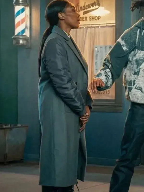 All The Queens S05 Men Racquel Palmer Grey Coat