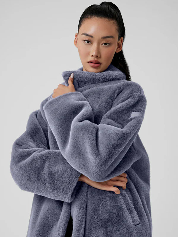 Alo-Yoga-Faux-Fur-Trench-Coat