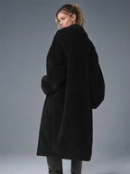 Alo-Yoga-Oversized-Sherpa-Trench-Coat-Back-View