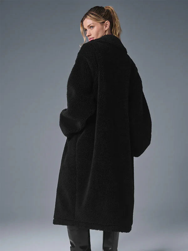 Alo-Yoga-Oversized-Sherpa-Trench-Coat-Back-View