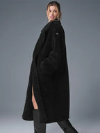 Alo-Yoga-Oversized-Sherpa-Trench-Coat-Black