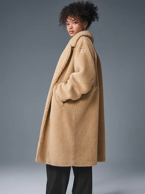 Alo-Yoga-Oversized-Sherpa-Trench-Coat-Camel
