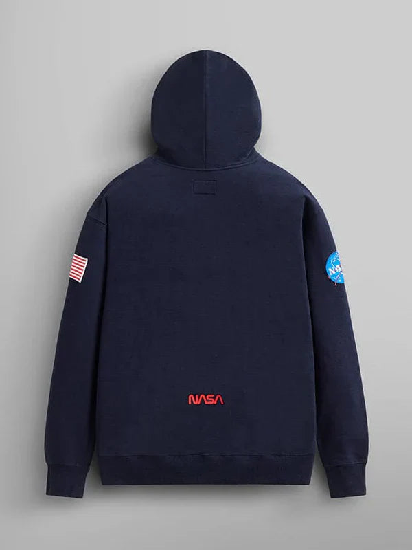 Alpha Industries Nasa Worm Logo Hoodie