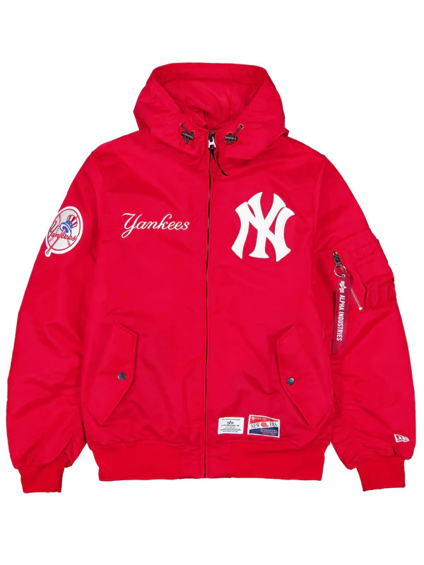 Alpha-Industries-X-New-York-Yankees-Hooded-Bomber-Jacket-Red