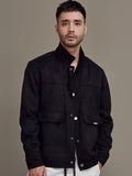 Amand Black Suede Jacket