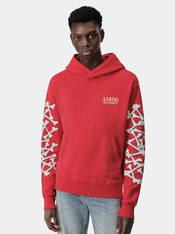 Amiri-Bones-Hoodie-Red