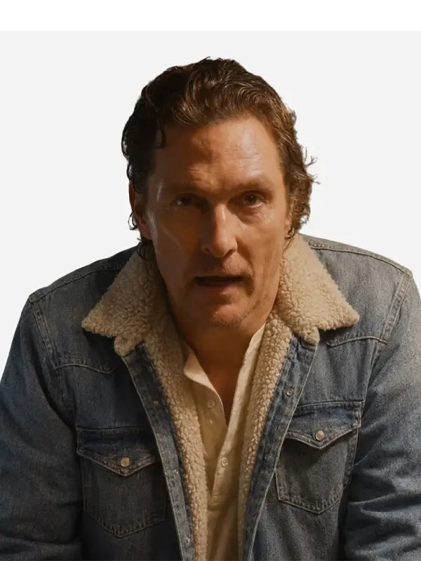 Amziah King Matthew McConaughey Denim Jacket