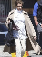 Annette Bening Lucky 2026 New Trench  Coat