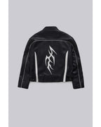 Adults S02 Owen Thiele Black Leather Biker Jacket