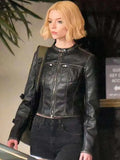 Lucky 2026 Anya Taylor-Joy Leather Jacket