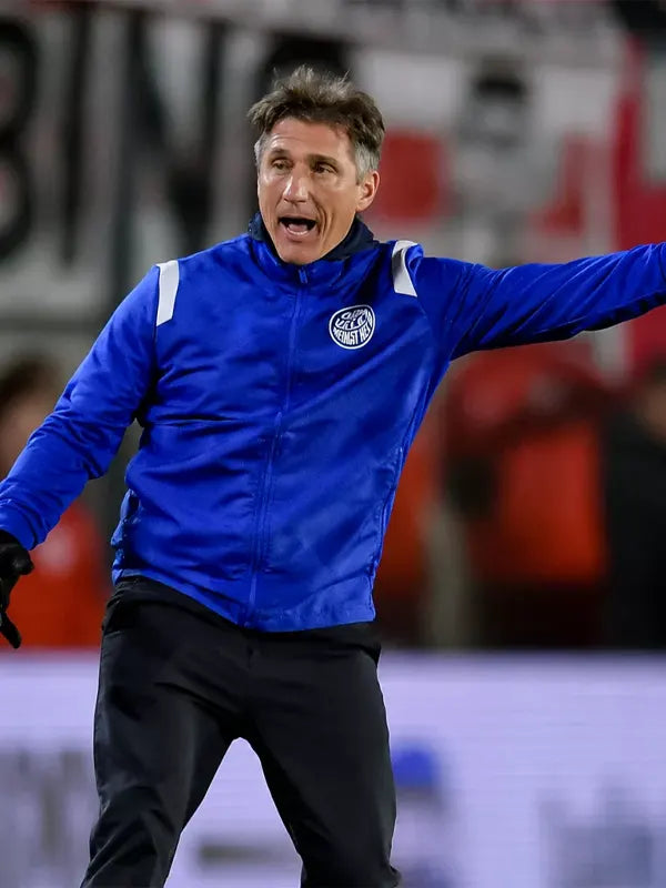 Argentine Guillermo Barros Blue Jacket