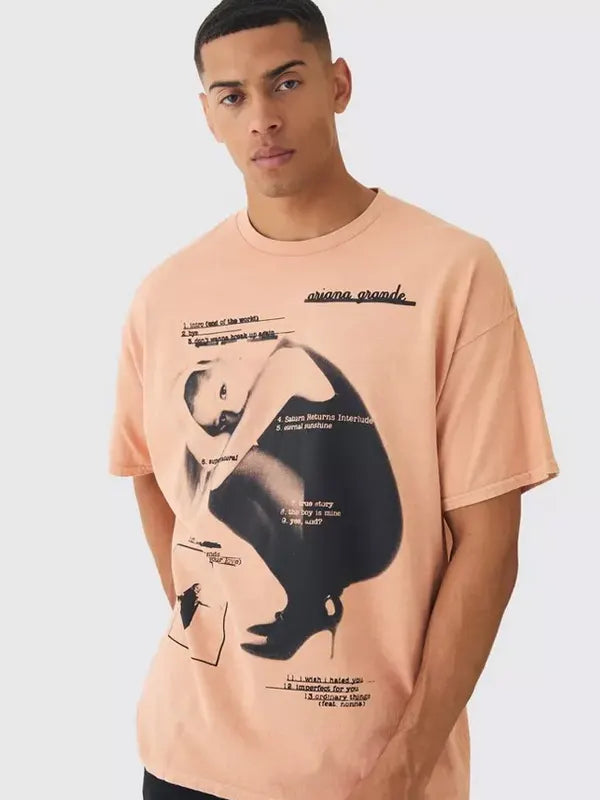 Ariana Grande Shirt Peach