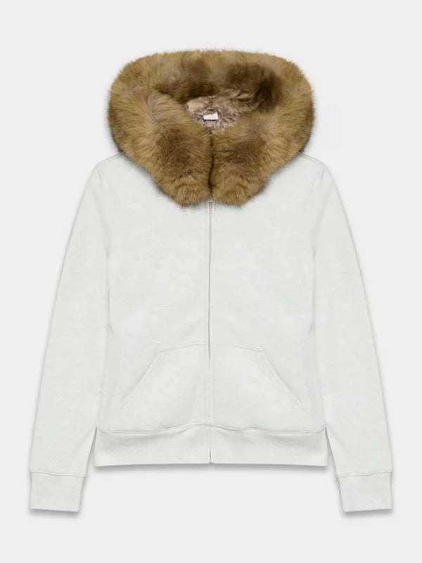 Aritzia-Faux-Fur-White-Hoodie