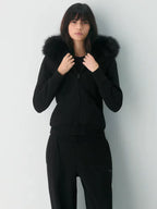 Aritzia-Fur-Hoodie-Black