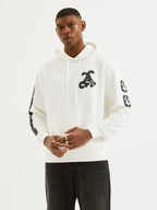 Arsenal N7 White Pre-Historic Hoodie