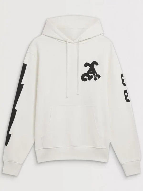 Arsenal N7 White Pre-Historic Hoodie