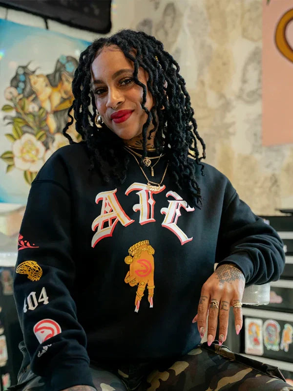 Atlanta Hawks x Debbi Snax Crewneck Sweatshirt