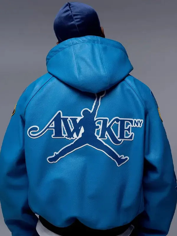 Awake NY x Jordan Leather Jacket