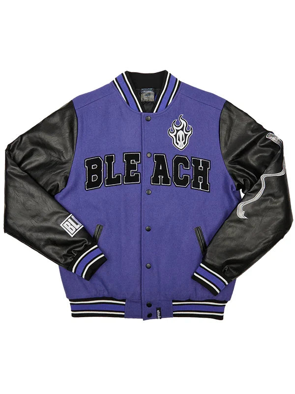 BLEACH-Ichigo-Kurosaki-Purple-Varsity-Jacket