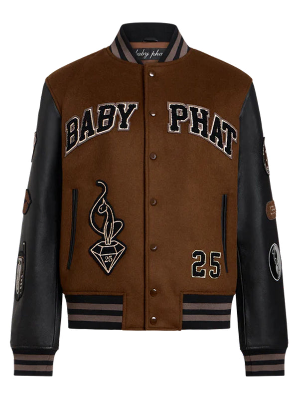 Baby-Phat-Brown-Varsity-Jacket