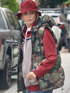 Bad Day Cameron Diaz Camo Hooded Vest