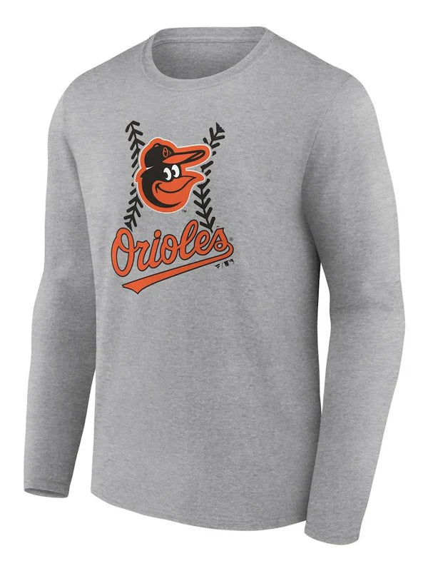 Baltimore-Orioles-Long-Sleeve-Shirt-Grey