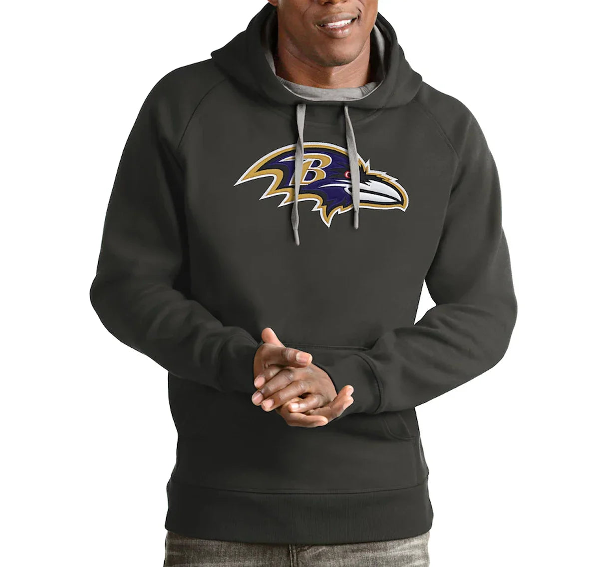 Baltimore-Ravens-Hoodie-Charcoal