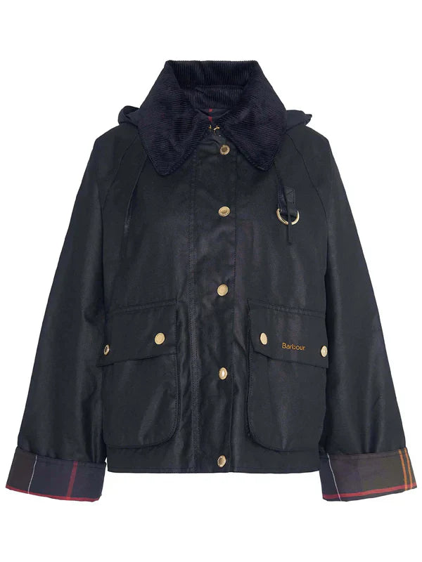 Barbour Black Reighton Spey Waxed Jacket