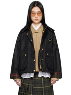 Barbour Black Reighton Spey Waxed Jacket