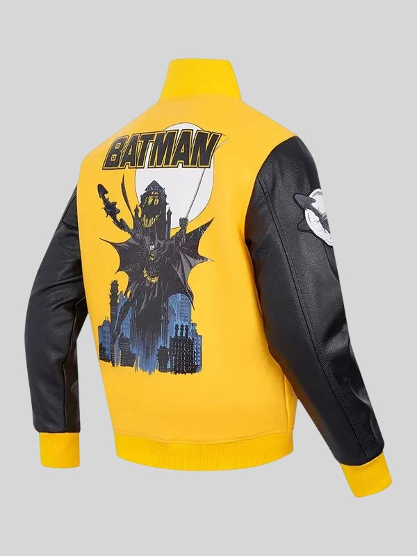 I Am The Night x Batman Wool Varsity Jacket