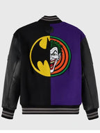 Batman x The Joker Split Varsity Jacket