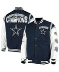 Beck Dallas Cowboys Varsity Full Snap Jacket