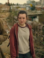 Bella Ramsey The Last of Us Maroon Hoodie