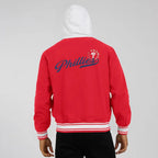Best Philadelphia Phillies Red Cotton Hooded Jacket