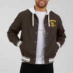 Best San Diego Padres Brown Cotton Hooded Jacket