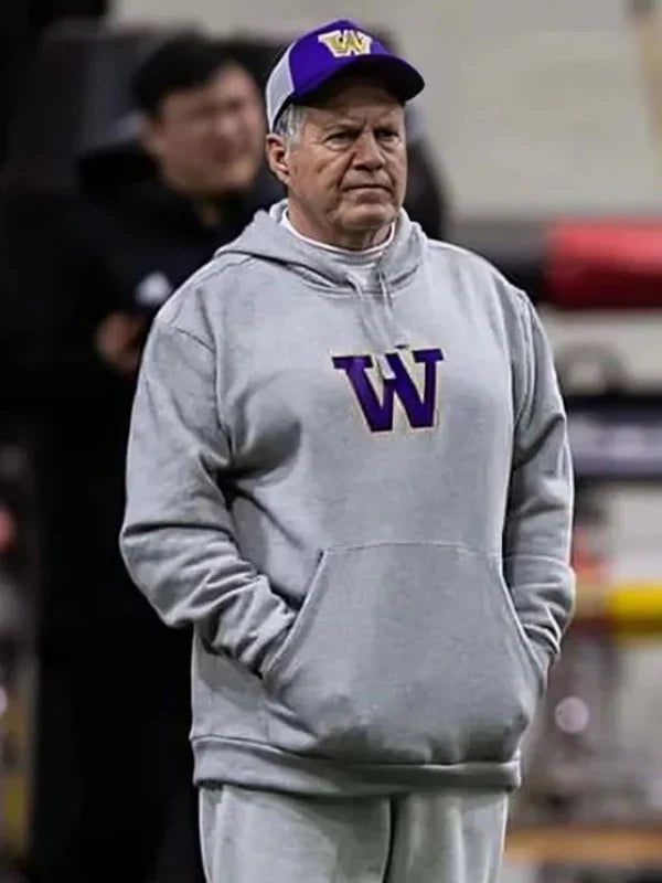 Bill_Belichick_Washington_Huskies_Gray_Hoodie