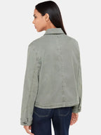 Ashlynn Shields Women Grey Casual Cotton Jacket