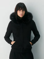 Black-Aritzia-Fur-Hoodie