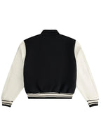Black-And-Cream-Rhude-Varsity-Jacket-Back