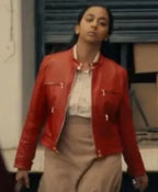 Black Mirror S06 Anjana Vasan Leather Jacket