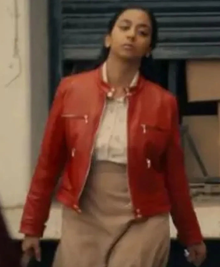 Black Mirror S06 Anjana Vasan Leather Jacket