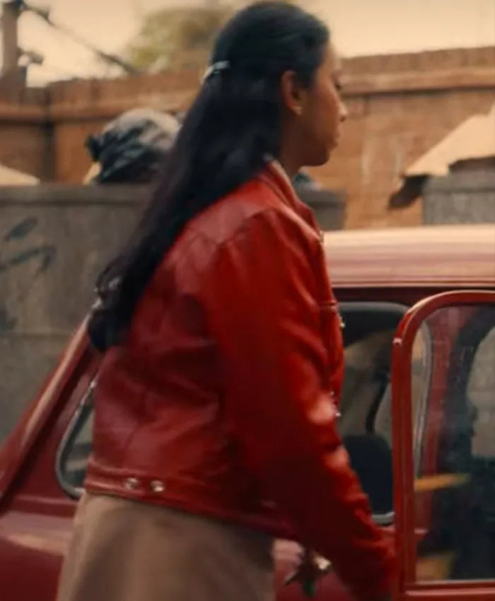 Black Mirror S06 Anjana Vasan Leather Jacket
