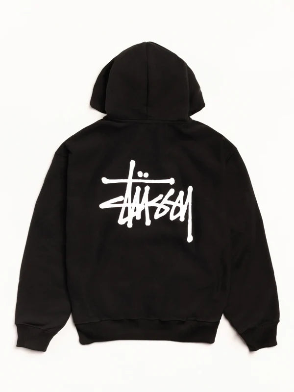 Black-Stussy-Pullover-Hoodie