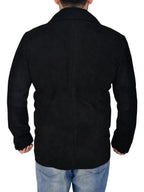 Black Suede Leather Jacket Men Buy
