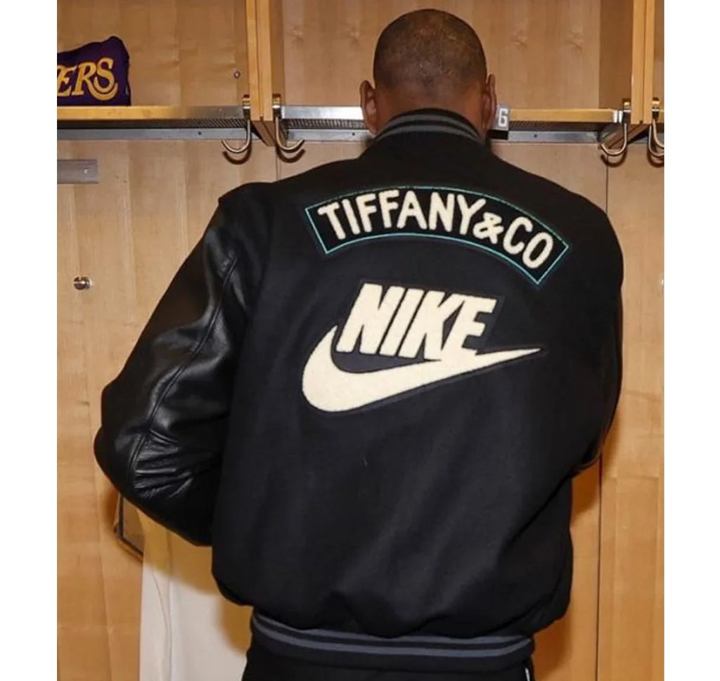 Black-Tiffany-and-Co-X-Nike-Jacket-with-Leather-Sleeves