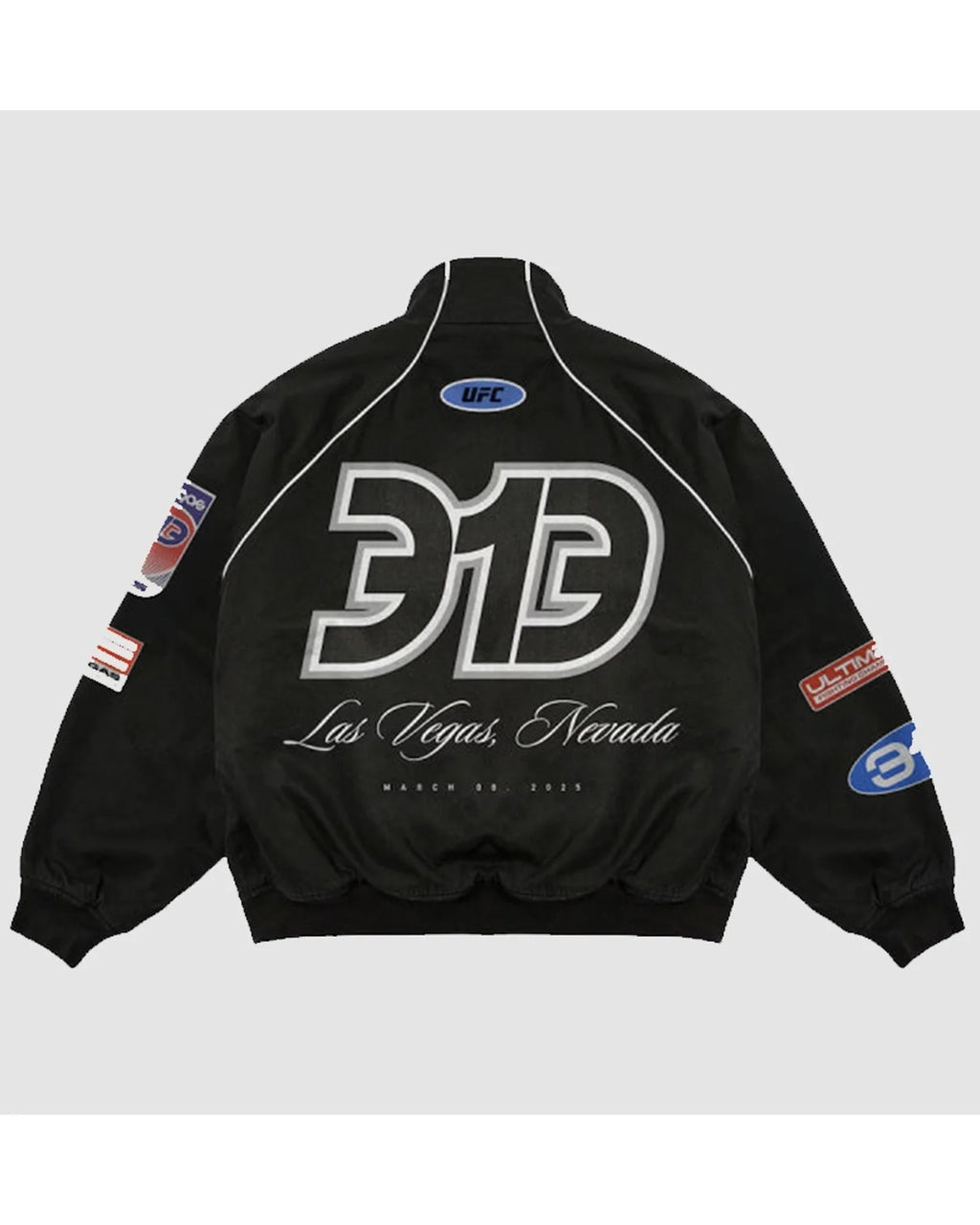 Black-UFC-313-Asphalt-Full-Zip-Jacket
