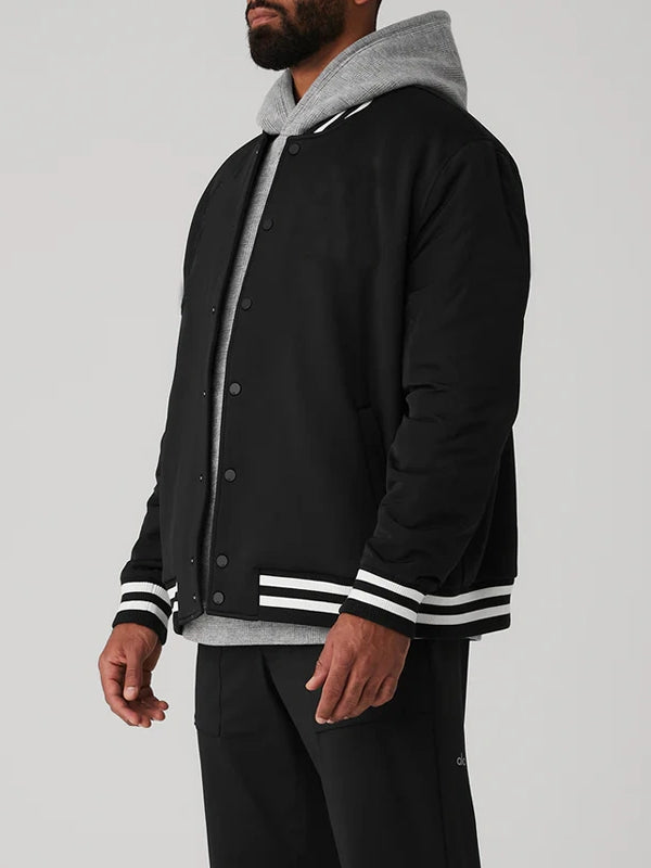 Black-Vintage-Varsity-Jacket
