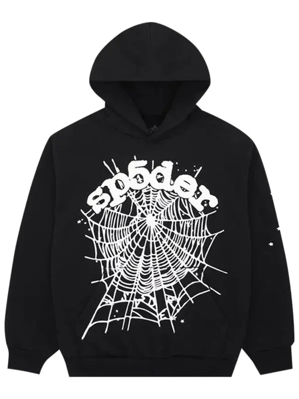 Black-and-White-Sp5der-Hoodie