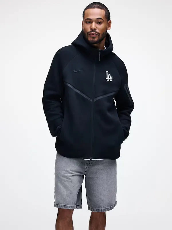 Black Nike Dodgers Hoodie
